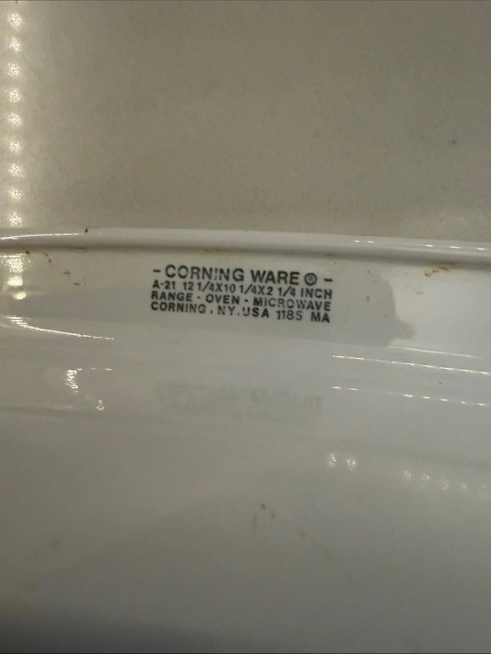 Vintage Corningware blue cornflower A21 Baking Pan